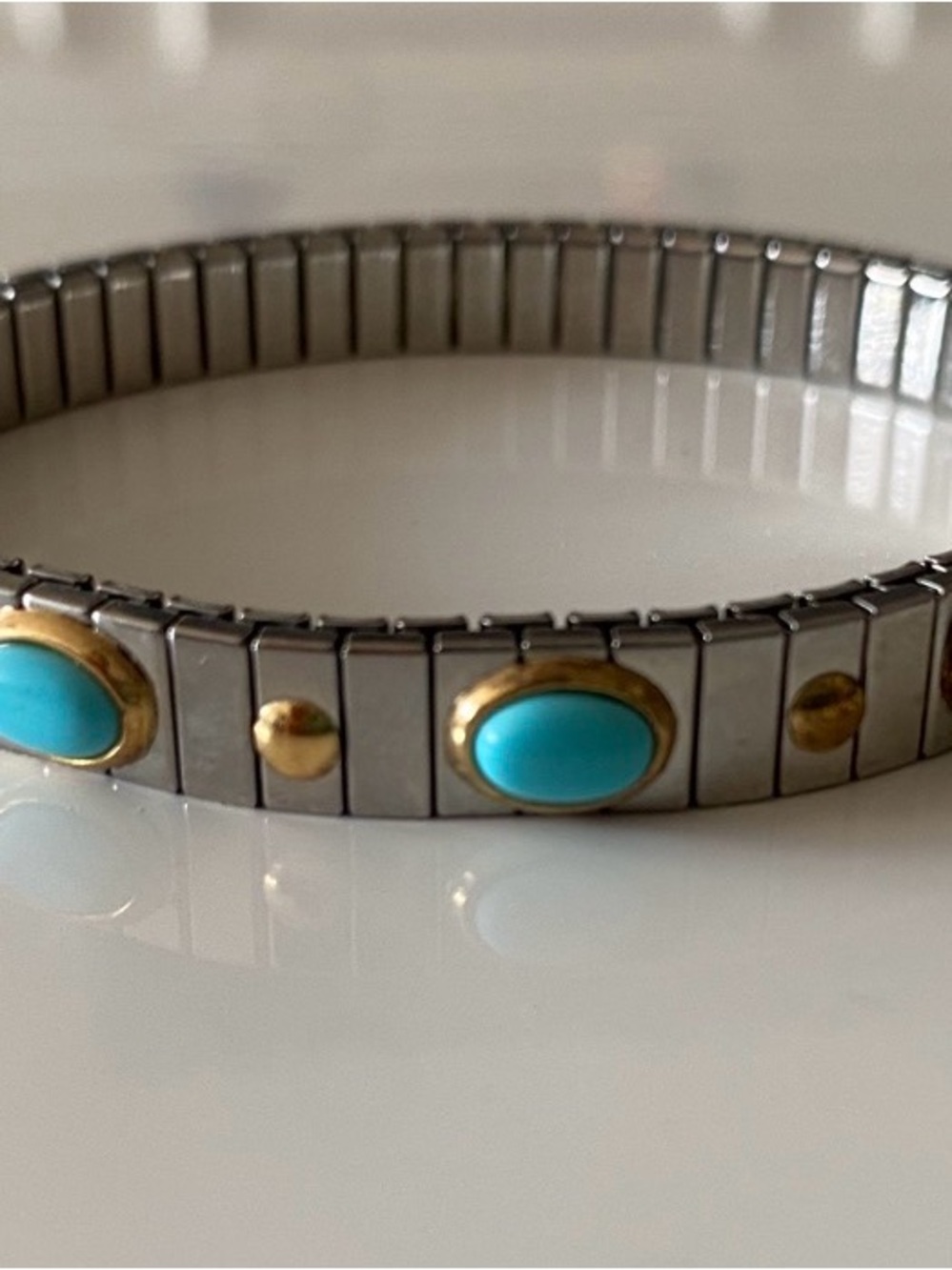 Authentic Vintage Zoppini Italy modular stretch bracelet
